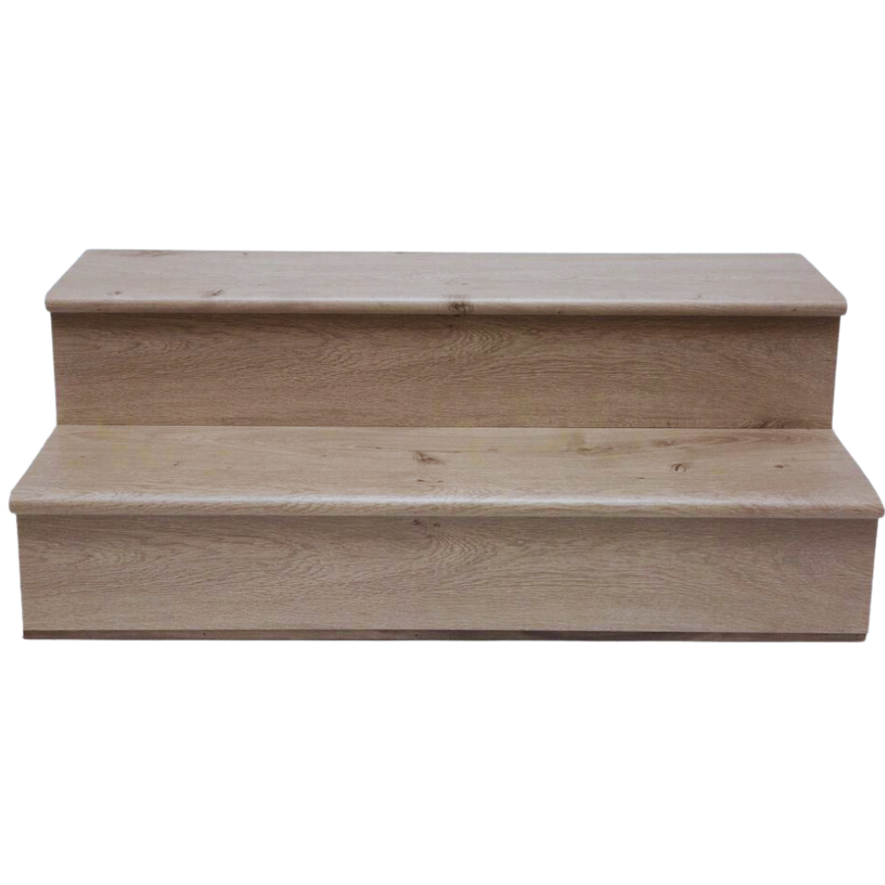 Pure Wood Amber Floating Laminate Step Kit (2 Steps Included)