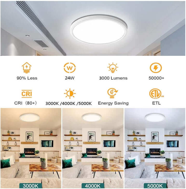 9 Inch Integrated LED Round Ceiling Light