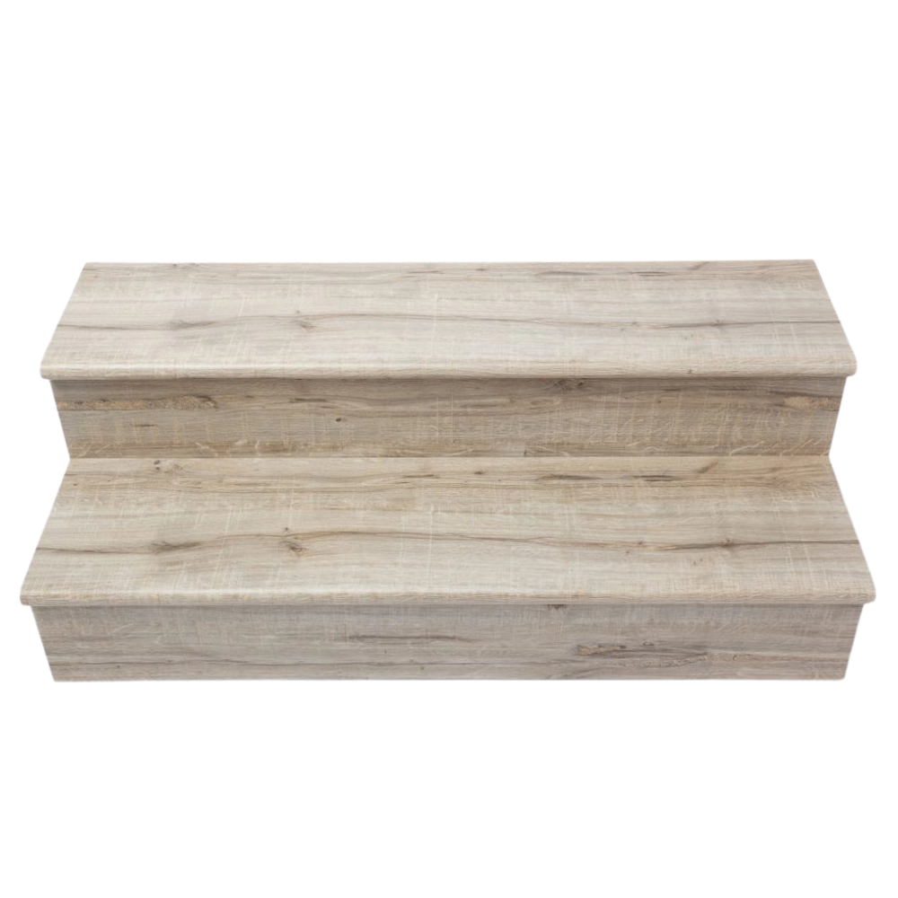 Open media 2 in gallery view   Pure Wood Oak Floating Laminate Step Kit (2 Steps Included)