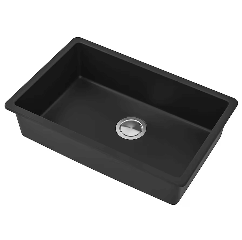 Black Quartz Sink 24"X 18"